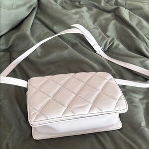 Othr White Quilted Crossbody Bag